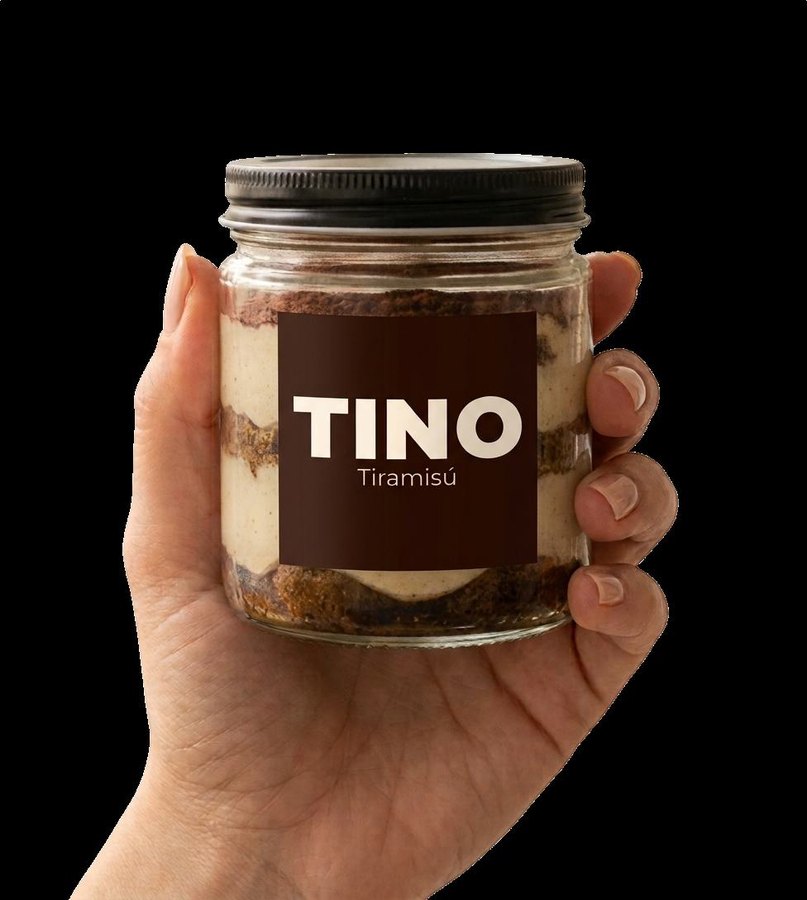 Tarro de tiramisú artesanal